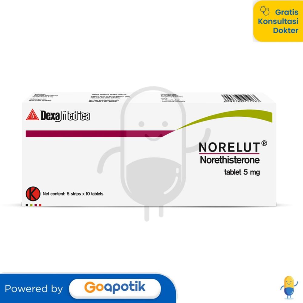 NORELUT 5 MG BOX 50 TABLET