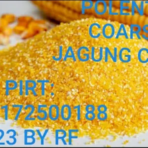 Organic Polenta Coarse 250gram / Corn Meal / Tepung Jagung Kasar 250gr