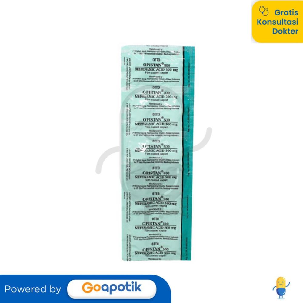 OPISTAN 500 MG STRIP 10 KAPLET