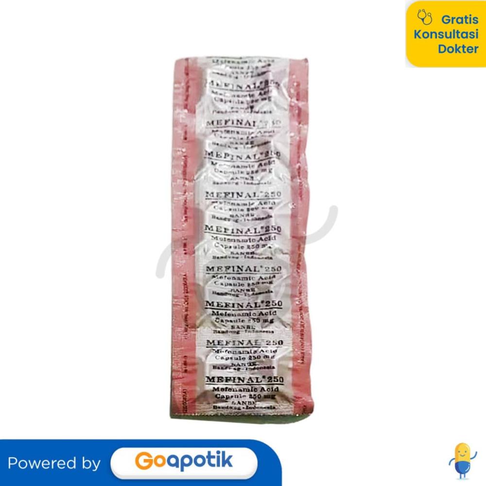 MEFINAL 250 MG STRIP 10 KAPSUL