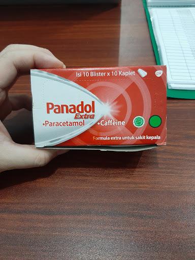 Panadol Extra merah (1 Box = 10 Strip = 100 pcs)