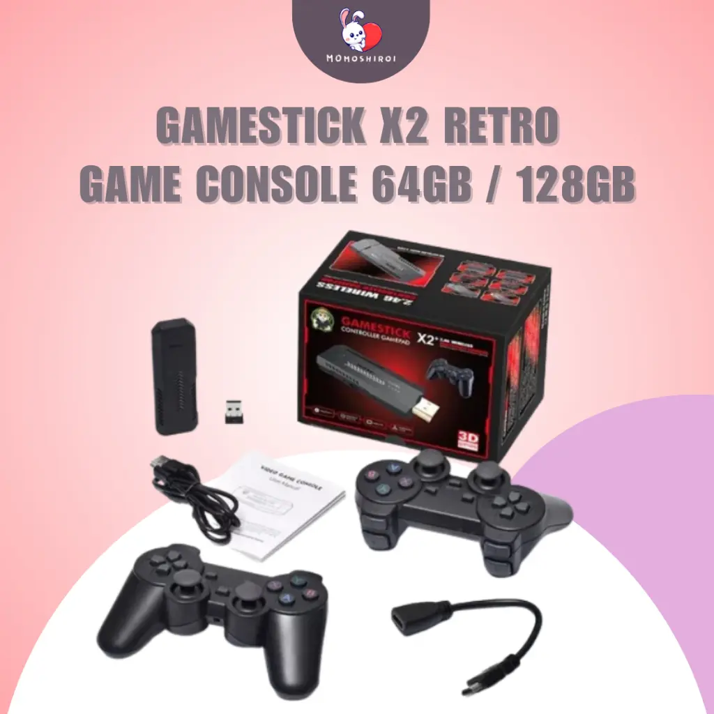 Game Stick 4K Gen 2 X2 Plus Retro 64 GB / 128 GB Game Console PSP HDMI TV Wireless Gamepad Game Controller Classic Game