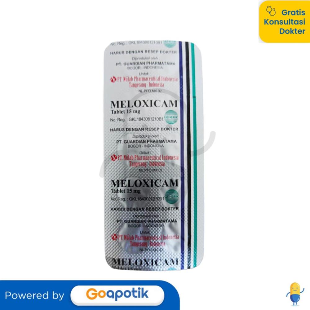 MELOXICAM NULAB 15 MG STRIP 10 TABLET