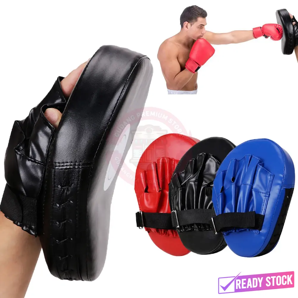 Target Pad Sarung Tangan Tinju MMA Muay Thai Anti Slip Samsak Boxing PU Foam