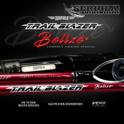 Canne Spinning Rapala Trail Blazer 7’3″ 4 Brins – Voyage Pêche En Mer – Modèle TBSPS734H