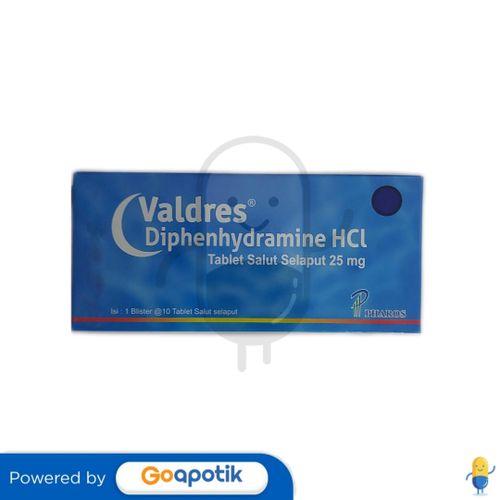 VALDRES 25 MG BOX 10 TABLET