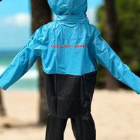 Gambar Set Jas Hujan Anak Poncho Jas Jaket Celana Anak Kids Raincoat 4 5 6 7 Tahun Laki Laki Perempuan 2 Warna Spartan Messi PVC waterproof - Blue Black dari Autoku Kota Depok 5 Tokopedia
