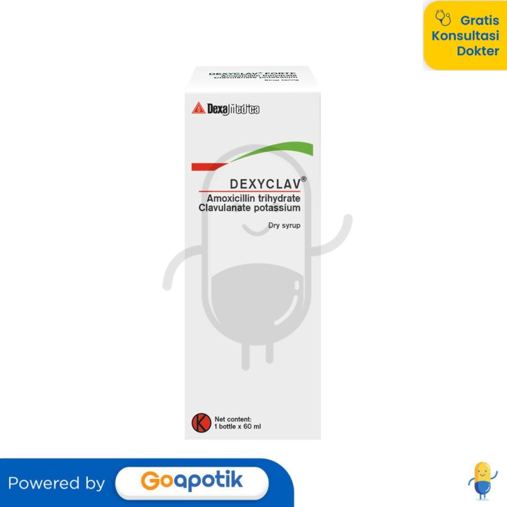 DEXYCLAV DRY SYRUP ISI 60 ML BOTOL