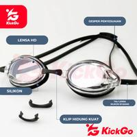 Gambar KickGo Kacamata Renang Remaja Dewasa Swimming Goggles Anti Fog Free Box - Hitam dari KickGoOfficialStore Kab. Tangerang 2 Tokopedia