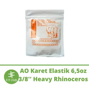 AO Karet Elastik 6,5oz 3/8'' Heavy Rhinoceros