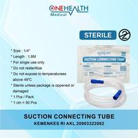 Gambar Onehealth Suction Connecting Tube Steril Selang Penyambung Konektor 1/4 Inci - satuan/PCS - 1/4 3.6 M dari Onehealth Indonesia Kab. Tangerang 2 Tokopedia