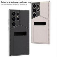 Gambar Case Samsung Galaxy S25 Ultra Plus GKK Rotator Leather Wallet Card Bag with Card Holder Kickstand - Carbon, S25 Ultra dari Primary Cares Official Kota Administrasi Jakarta Barat 5 Tokopedia