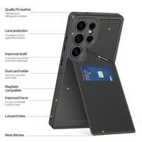 Gambar Case Compatible for Samsung Galaxy S25 Ultra Plus DUX DUCIS RAFI II MagSafe Back Cover Potrait or Landscape Stand Magnetic Compatible With Dual Card Holder Wallet Slot Kartu Magnet Protective Cover Casing - Black, S25 dari Supcase Official ID Kota Administrasi Jakarta Barat 4 Tokopedia