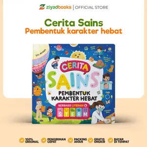 Cerita Sains Pembentuk Karakter Hebat Berbasis Literasi STEAM (HARDCOVER) - Buku Pengetahuan Anak -  Buku Sains