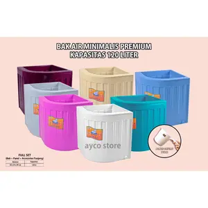 BAK MANDI / BAK AIR MINIMALIS PREMIUM MERK WALRUS + BONUS GAYUNG - (PLUS PANEL/CASING FULL SET) 120 LITER BEST PRODUCT