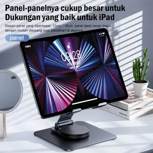 New Tablet Stand Holder Aluminum Alloy 360 Degree Rotatable For Ipad