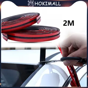 2M Lis Segel Karet Kaca Mobil universal Pinggiran Penyegel Jendela