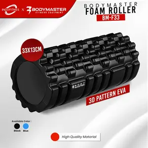 PROMO BODYMASTER FOAM ROLLER MUSCLE MASSAGE YOGA PILATES WITH TRIGGER POINT