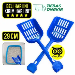 SEROKAN PASIR PUP KANDANG KUCING BURUNG SEKOP SCOOP CAT LITTER SRPLS