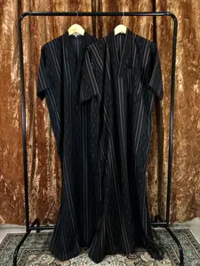 GR - Baju Jubah Gamis Sultan Pria Santai Lengan Pendek Saudi Maroko