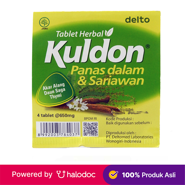 Gambar Kuldon Sariawan 650 mg 4 Tablet dari Apotek Medika Prima Tambora Kota Administrasi Jakarta Barat Tokopedia