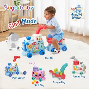 Sugarbaby Train Activity Walker 5in1 Mode/Baby Walker/Mainan Dorong