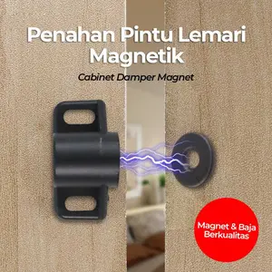 TaffHOME Penahan Pintu Lemari Magnetik Cabinet Damper Magnet - FA-03