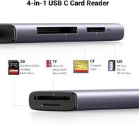 Gambar UGREEN Card Reader 3in1 USB Type C Ke USB A 2.0 SD TF Card 80798 dari GGSTORESBY Kota Surabaya 2 Tokopedia