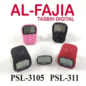 PROMO// Tasbih Digital LED Tally Counter 5 Channel Rechargeable Kabel Cas Jam