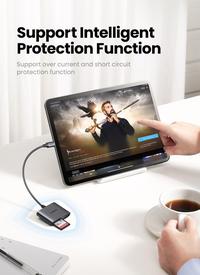 Gambar UGREEN Card Reader 3in1 USB Type C Ke USB A 2.0 SD TF Card 80798 dari GGSTORESBY Kota Surabaya 4 Tokopedia