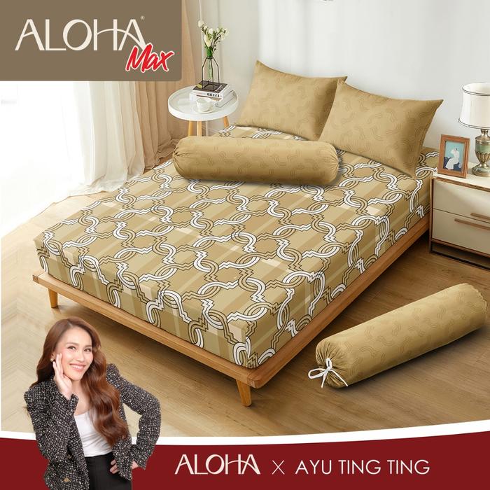 Gambar Aloha Max x Ayu Ting Ting - Sprei Queen 160x200 Tinggi 25Cm Bantal 2 - Mahira dari Lady Rose Sprei Kab. Bandung Tokopedia