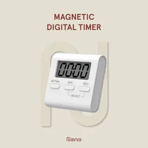 (BARU) DIGITAL ALARM TIMER CLOCK DAPUR KITCHEN MASAK BARISTA MAGNETIC TEMPEL