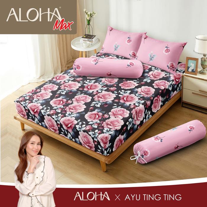 Gambar Aloha Max x Ayu Ting Ting - Sprei Queen 160x200 Tinggi 25Cm Bantal 2 - Sahla dari Lady Rose Sprei Kab. Bandung Tokopedia
