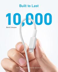Gambar ANKER 322 KABEL CHARGER MFI USB TYPE C TO LIGHTNING 6FT A81B6 - Black dari GGSTORESBY Kota Surabaya 4 Tokopedia