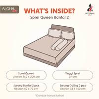 Gambar Aloha Max x Ayu Ting Ting - Sprei Queen 160x200 Tinggi 25Cm Bantal 2 - Sahla dari Lady Rose Sprei Kab. Bandung 3 Tokopedia