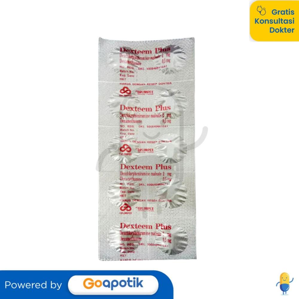 DEXTEEM PLUS 0.5/2 MG STRIP 10 TABLET
