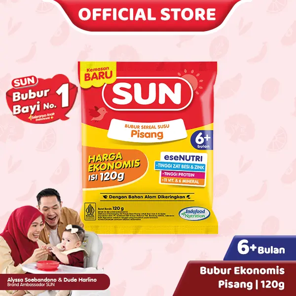 SUN PISANG EKONOMIS 120 GR BOX X 1 PCS