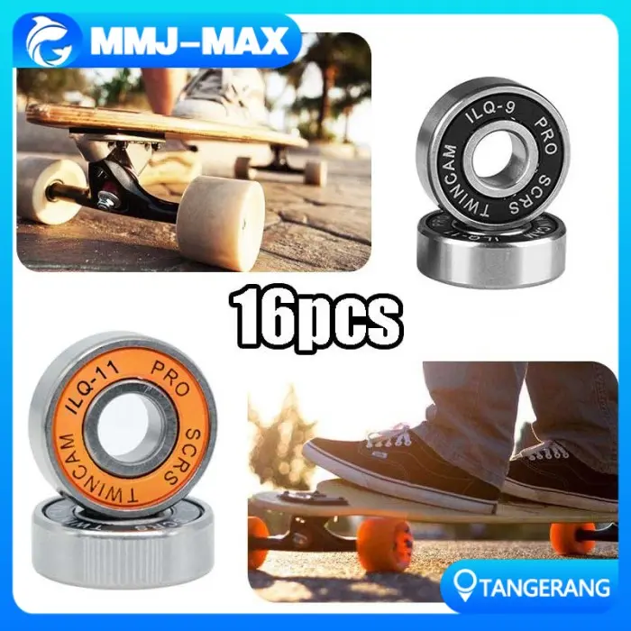 16 Pcs Ilq-11 Bearing Skateboard Skateboard Bearings Skate Bearings 0