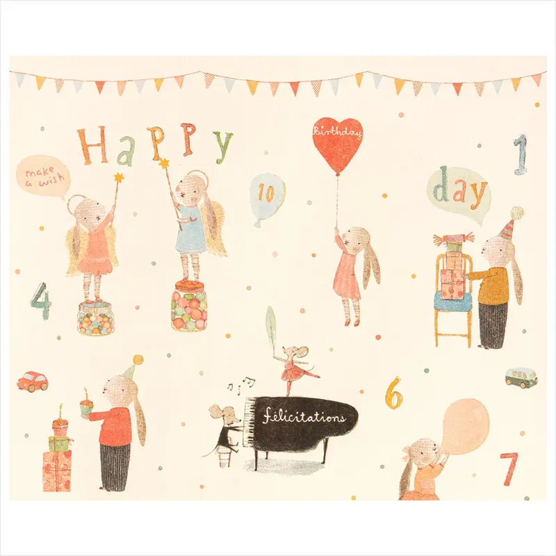 Maileg Gift Wrap Paper - Happy Day 0