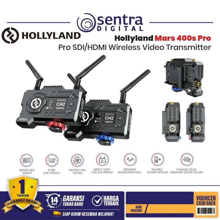 Gambar Hollyland Mars 400S PRO SDI/HDMI Wireless Video Transmission System - dari Sentra Digital Kota Surabaya Tokopedia