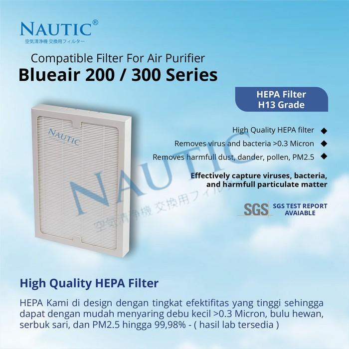 Filter HEPA Blueair 200/300 Series 201 203 205 303 Carbon Filter 2