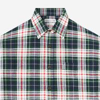 Gambar Kemeja Flannel - College Days Long Sleeve Plaid Shirt - White Navy dari Tenue de Attire Kota Administrasi Jakarta Selatan 3 Tokopedia