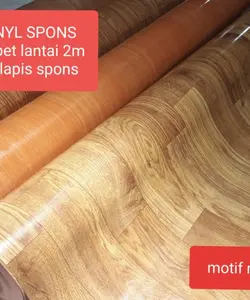 Dijual karpet lantai vinyl spons 200cm tebal 1.2mm - No 1Terlarisa