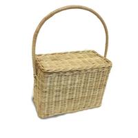 Gambar Kerajinan Tangan Rotan - Keranjang Tenteng Tutup Kotak 21x30x11cm dari Tanaga Online Shop Kota Administrasi Jakarta Barat 2 Tokopedia