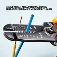 Gambar FEIBAO Tang Kupas Kabel  0.6-2.6mm 18cm Tang Pengupas Pemotong Kabel Multifungsi Presisi Tinggi - Tang Kabel 22mm dari Feibao Tools Id Kota Administrasi Jakarta Utara 5 Tokopedia