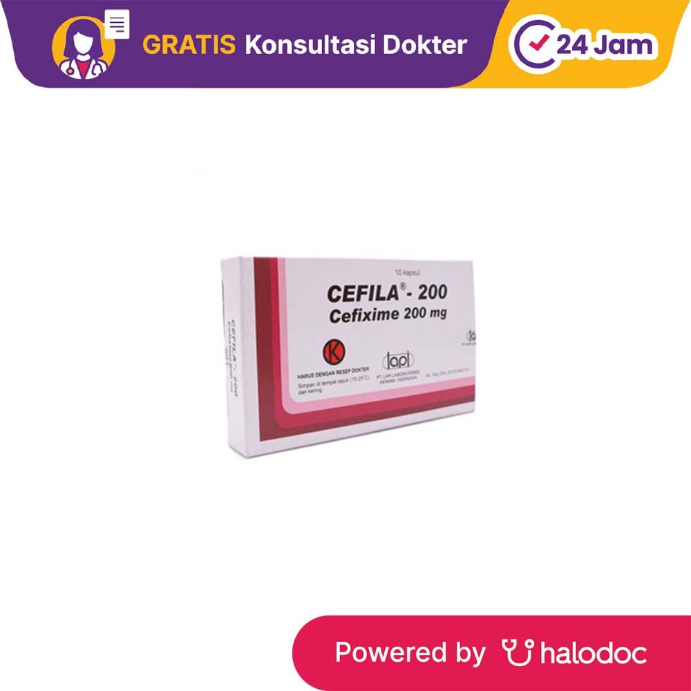 Cefila 200 mg 10 Kapsul - Antibiotik - Halodoc