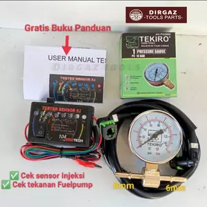 Sepaket Murah Fuel Pressure Gauge Alat Cek Ukur Tekanan Rotak Pompa Bensin Fuelpump | Tester Fi Alat Cek Sensor Injeksi