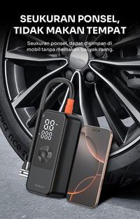 Gambar ROBOT RIP01 pompa ban mobil portable inflator pump nirkabel mini dari Donatur official store Kota Surabaya 3 Tokopedia