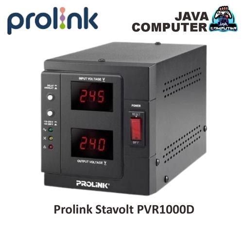 Gambar Stabilizer Prolink PVR1000D Stavolt AVR Relay Controlled PVR 1000D dari Java Computer Samarinda Kota Samarinda Tokopedia