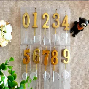 Lilin Angka Emas, Lilin Angka Gold, Lilin Kue Ultah Premium